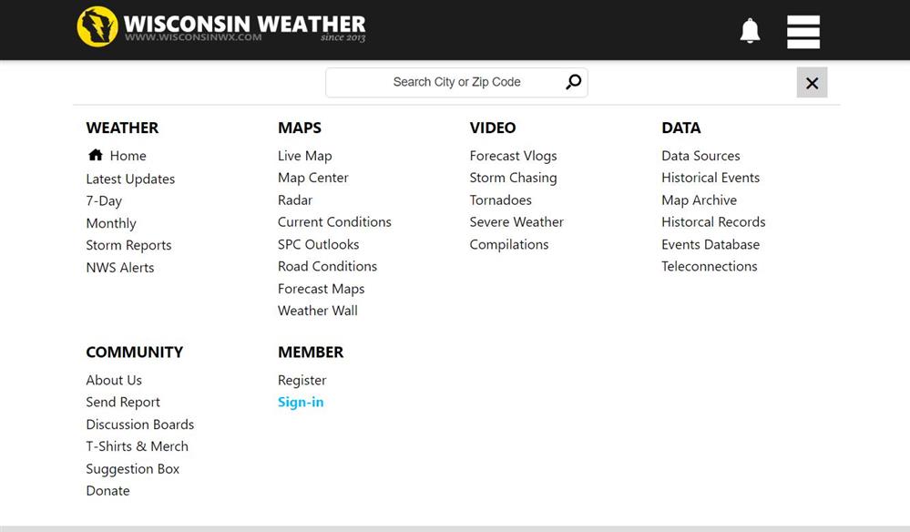 Desktop navigation & header for non-members
