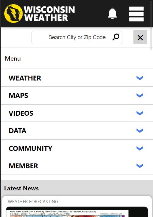 Mobile navigation menu. Still working on it and want to test for a couple weeks.