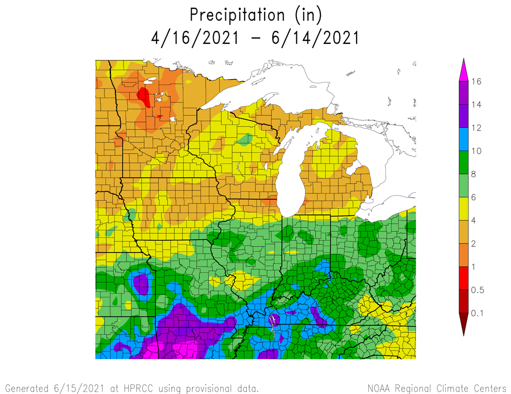 observed precipitation